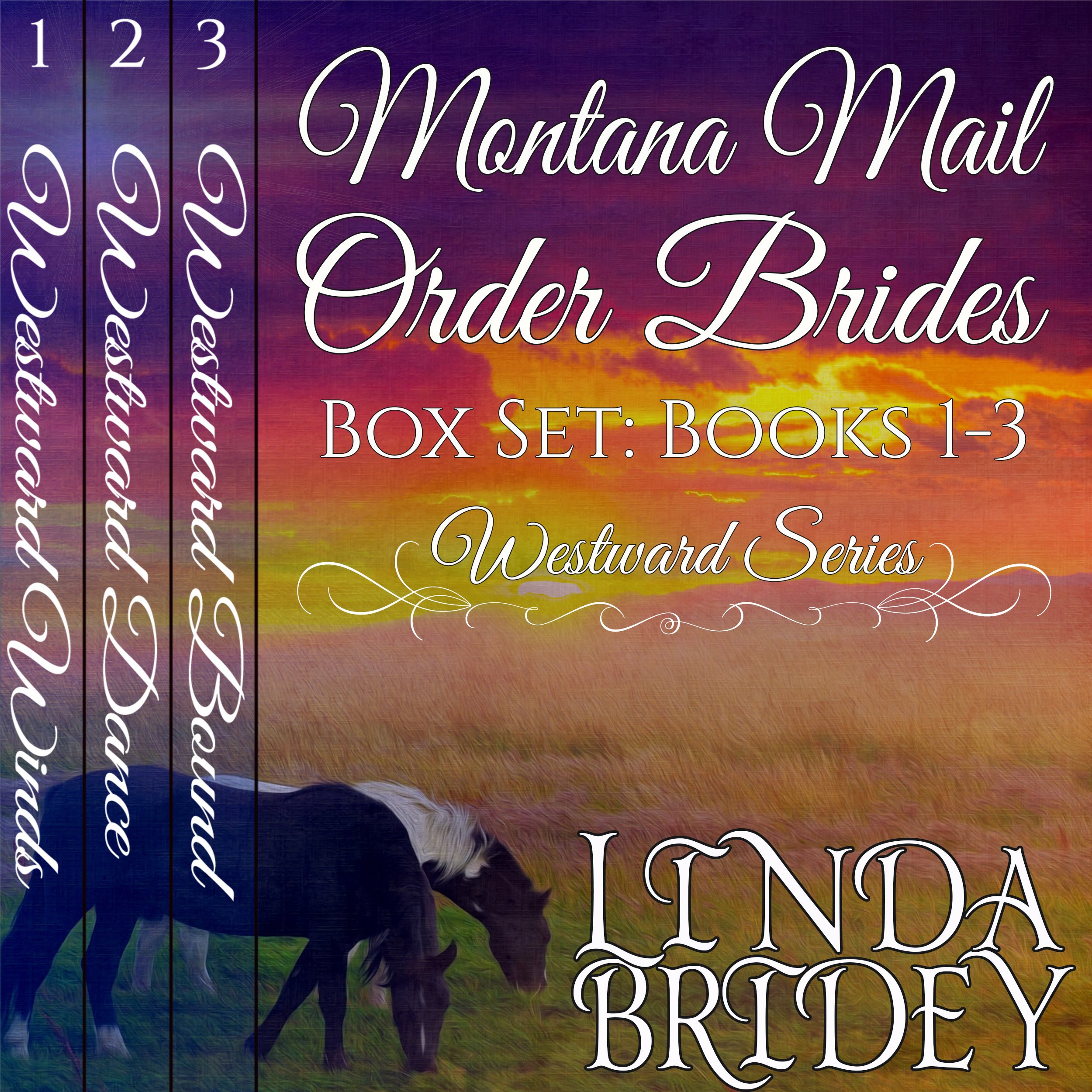 Cover art for Montana Mail Order Bride Box Set: Westward Series, Books 1-3