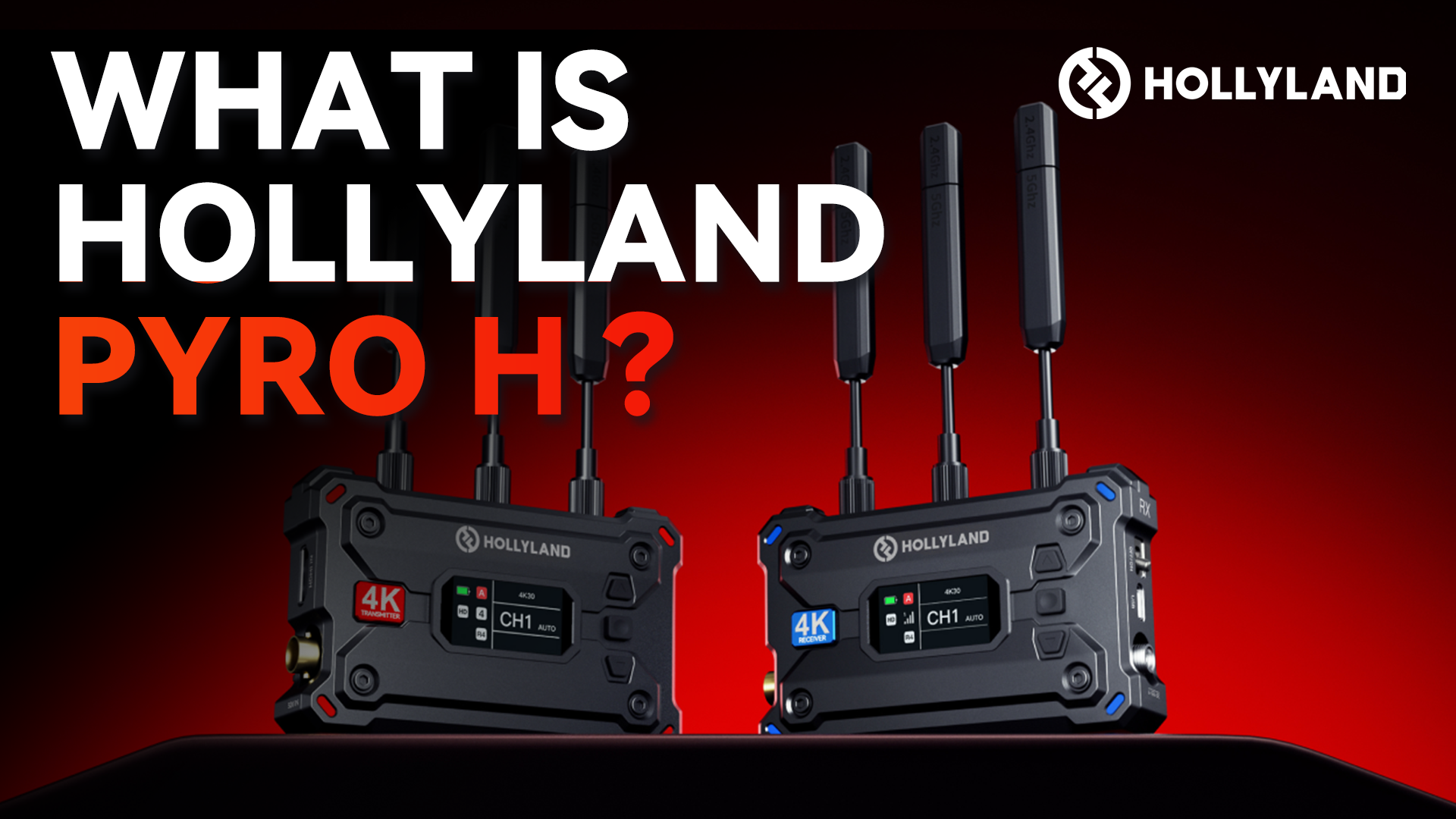 Hollyland Pyro S - ワイヤレスビデオ伝送システム HollylandがPyro Sをリリース - 映像クリエーターのための新しい