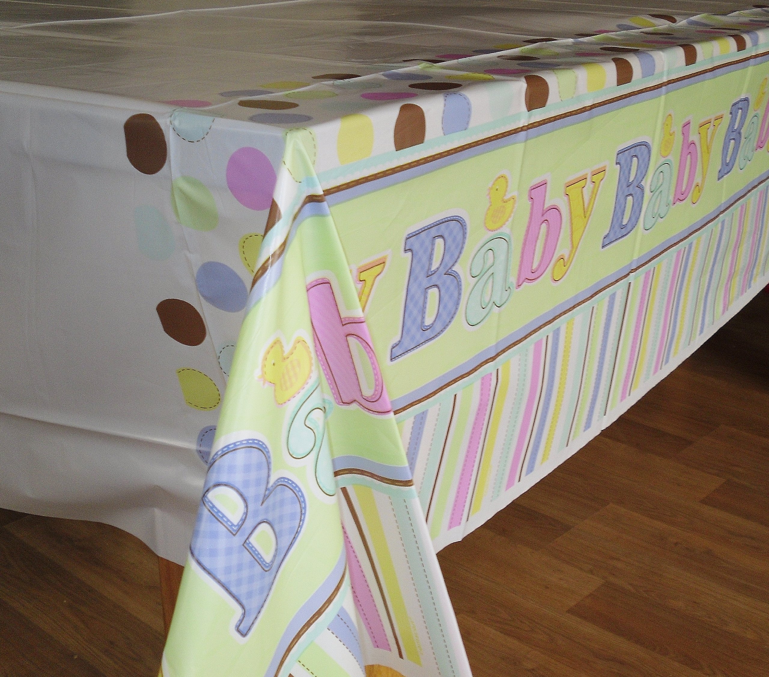 Amscan International Tiny Bundle Plastic Tablecover