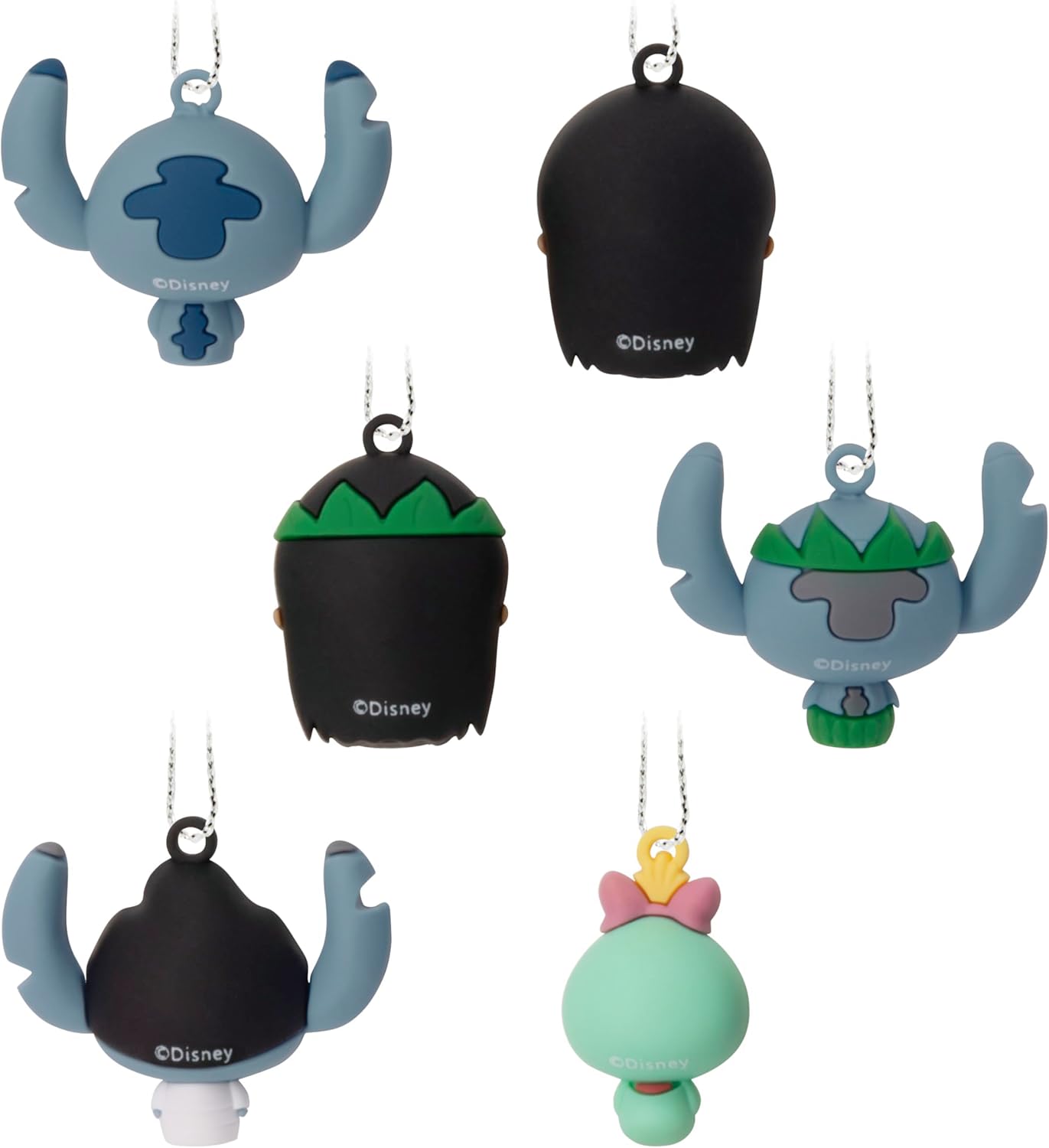 Hallmark Disney Lilo and Stitch Christmas Ornaments, Miniature Set of 6 - Image 2