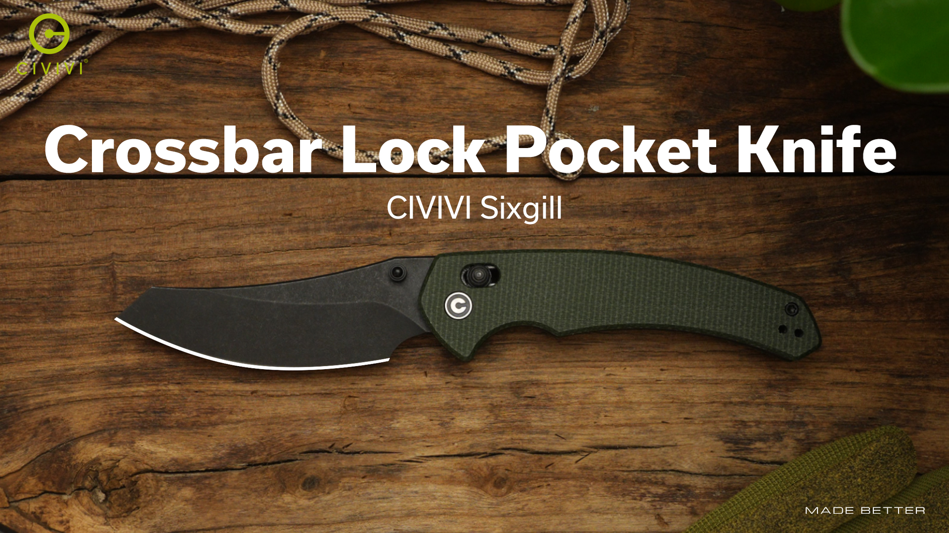 Amazon.com : CIVIVI Sixgill Folding Pocket Knife for EDC, 3.41