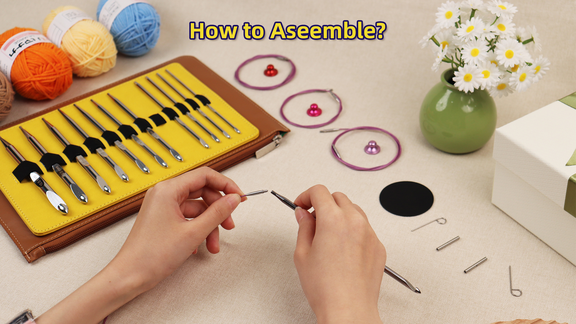 Amazon.com: Aeelike Interchangeable Tunisian Crochet Hooks Set, 12