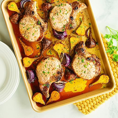 Miniatura 4 de Nordic WareNatural Aluminio Antiadherente Comercial Big Hoja Bandeja mediana Plateado