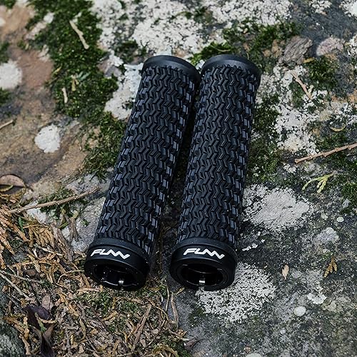 Miniatura 2 de Funn Holeshot - Empuñaduras de bicicleta de montaña con abrazadera de bloqueo único, empuñaduras ligeras y ergonómicas para bicicleta con diámetro