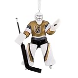 Hallmark NHL Vegas Golden Knights Goalie Christmas Ornament, Gifts for Sports Fans
