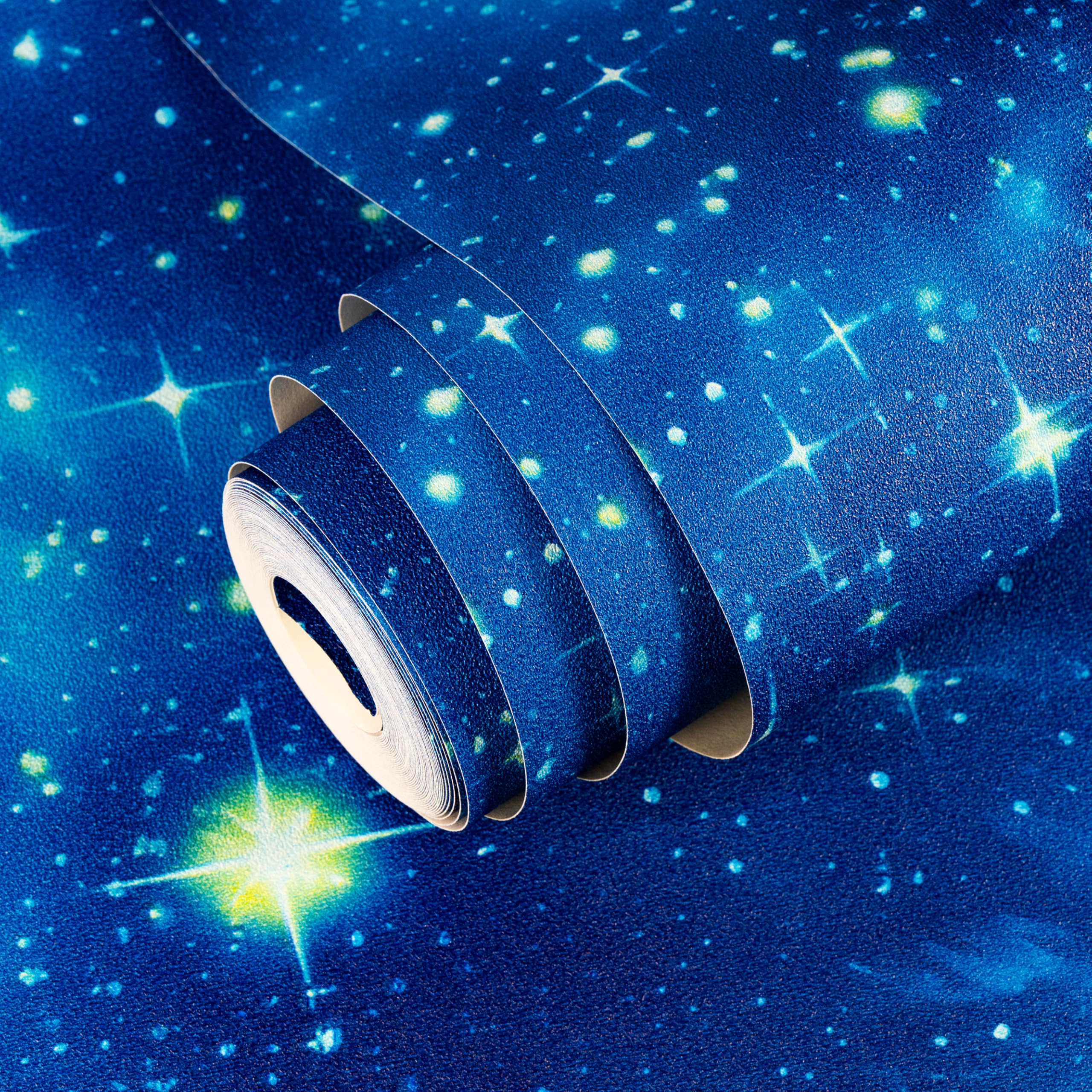 wolpin Wallpaper Non-Woven Non-Adhesive 53 cm x 9.5m (±3%) Starry Night Sky Design with Texture Kids Rooms, Blue (B0DBF57DM2) Amazon Price History, Amazon Price Tracker