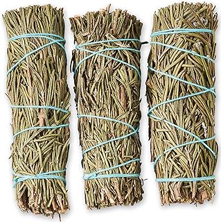 6 Pack Rosemary Sage Smudge Sticks - Hand Made, Grown Naturally and Sustainably - for Smoke Cleanse, Smudging, Smudge Kit...