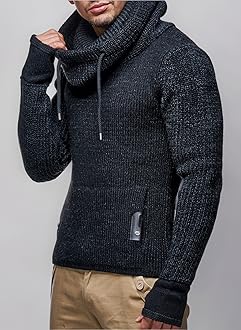 Leif Nelson Men's Pullover Knit Sweater LN-5060