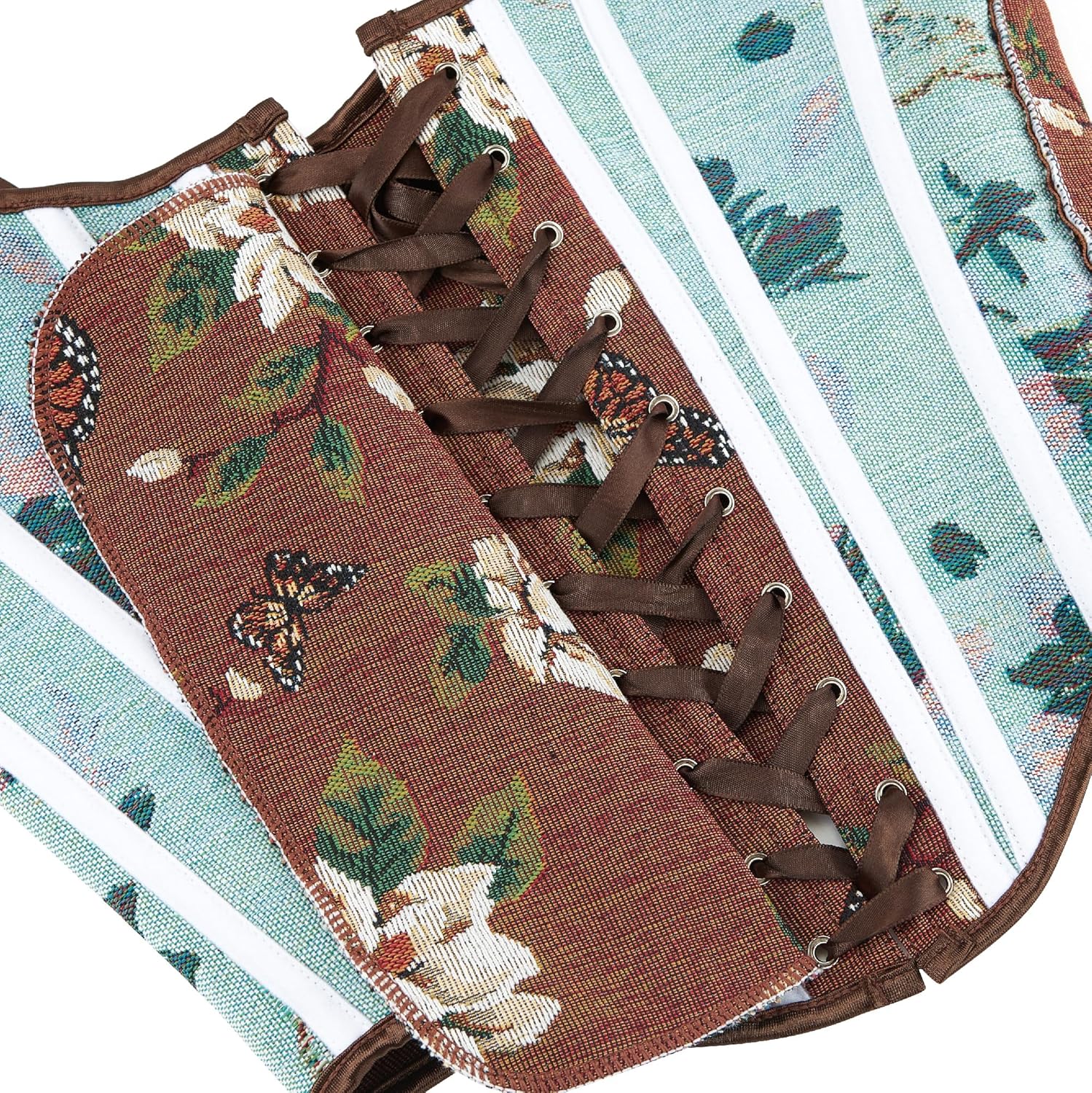 Renaissance Corset Top for Women Floral Corset Bustier Top Vintage Camisole Y2K Floral Tank Top - Image 4