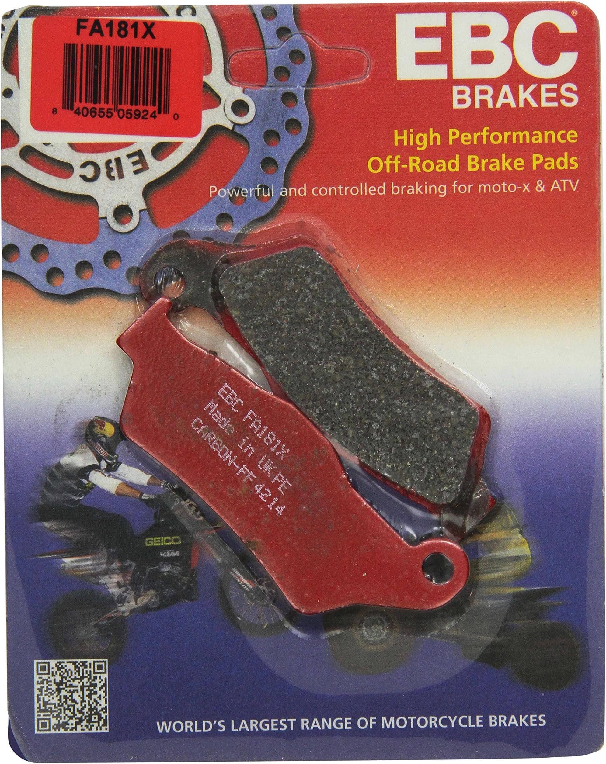 EBC Brakes FA18 Disc Brake Pad Set Automotive