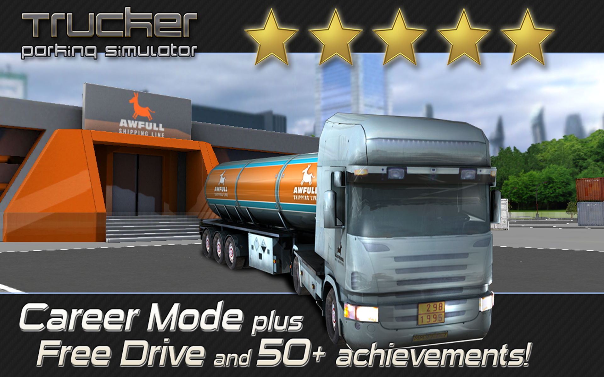 Trucker: Parking Simulator - Realistic 3D Monster Truck and Lorry 'Driving  Test' Free Racing Game:Amazon.co.uk:Appstore for Android