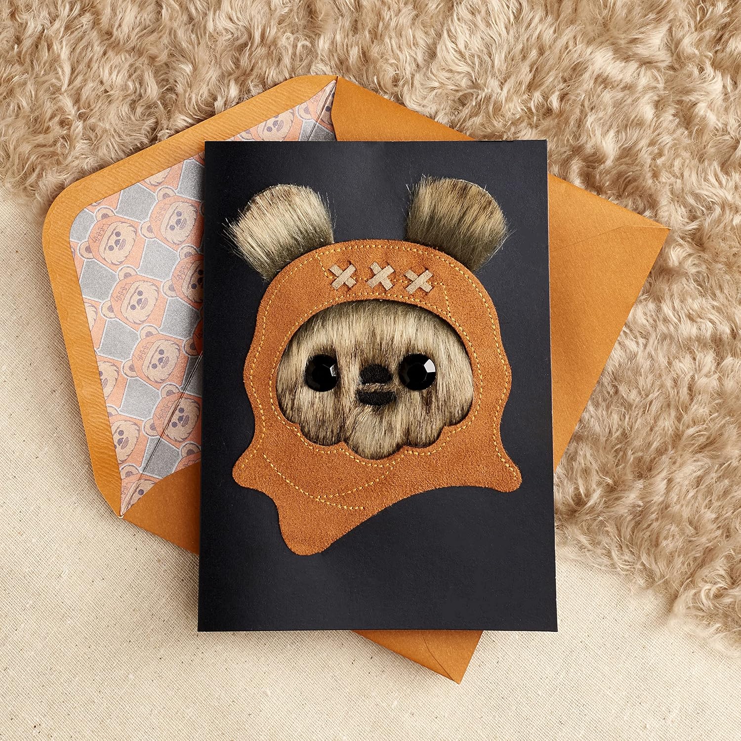 Papyrus Star Wars Birthday Card Assortment, Ewok, Cupcake, and Millennium Falcon (3-Count)