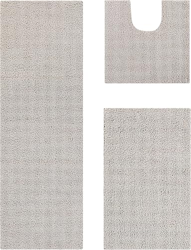 Miniatura 57 de Better Trends Micro Collection is BAMI2134TL - Alfombra de baño de felpa ultrasuave y absorbente, 100% poliéster en colores vibrantes, 21 x 34 Azul