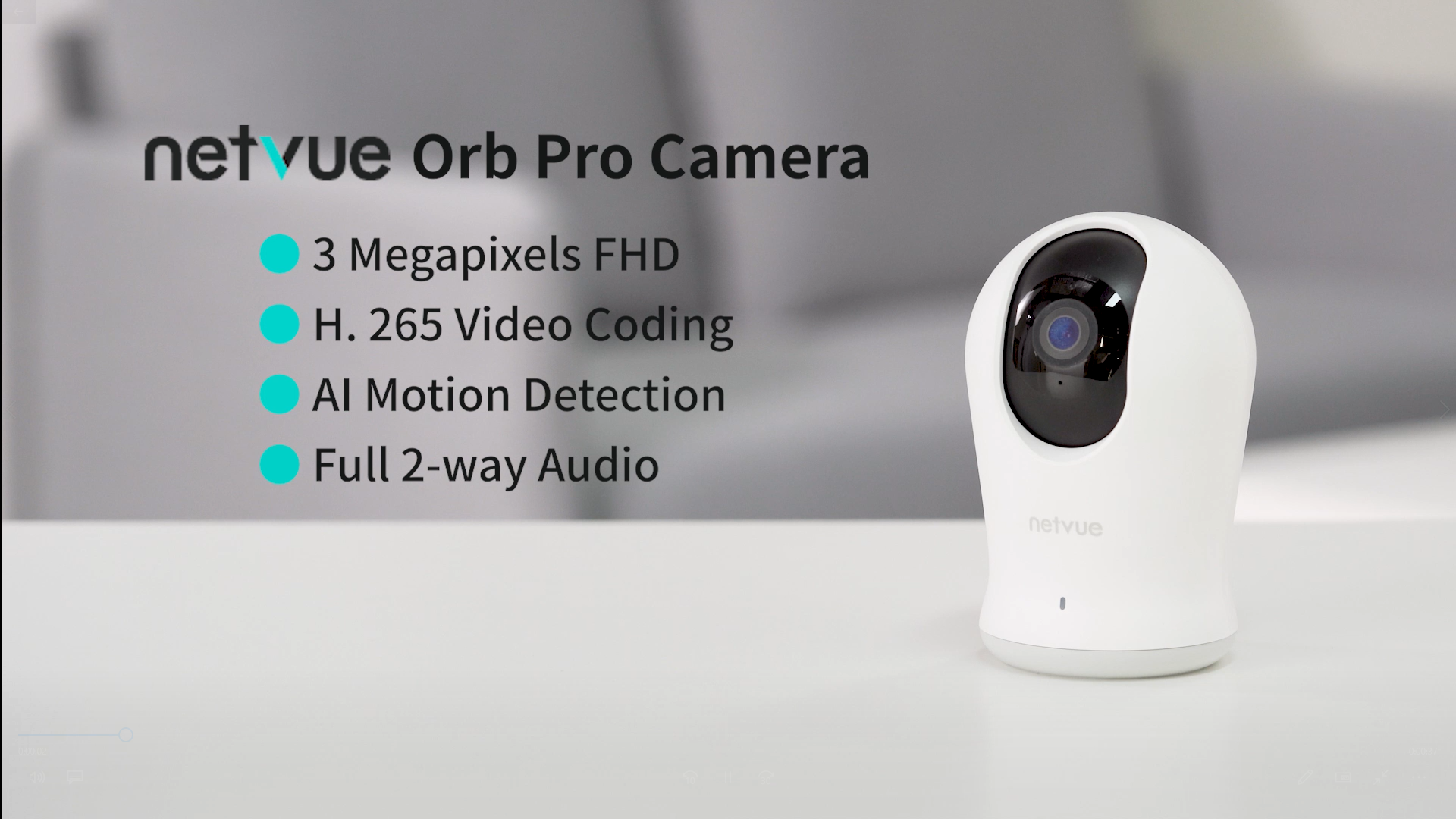 NETVUE Upgraded 2K Indoor Camera, Baby Monitor with Camera and Audio, Advanced AI Detection, FHD Night Vision Pet Camera… - Image 8
