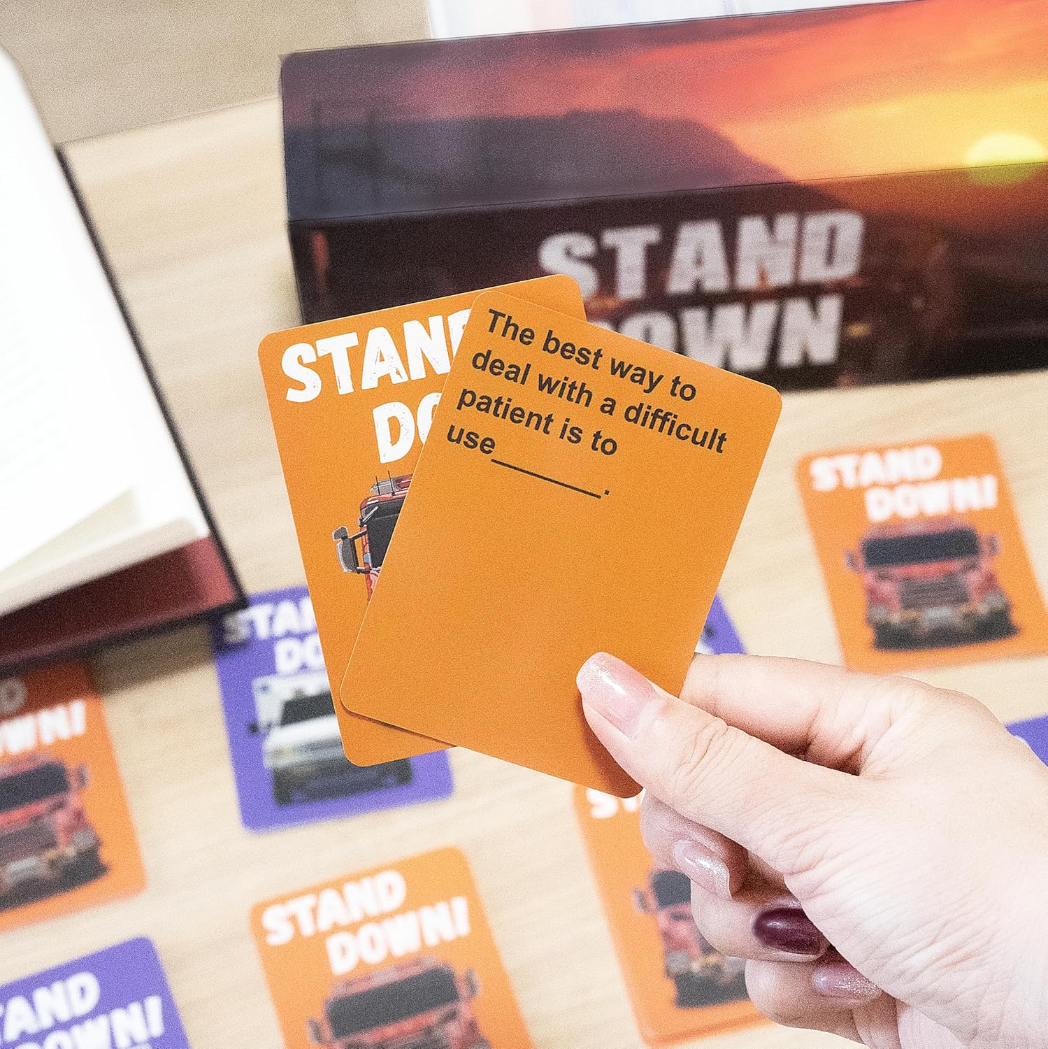 Dispatcher Gifts and Game Card for Firefighters, EMS, EMTs - Stand Down Card Game for Health Care Workers and Paramedic Gear