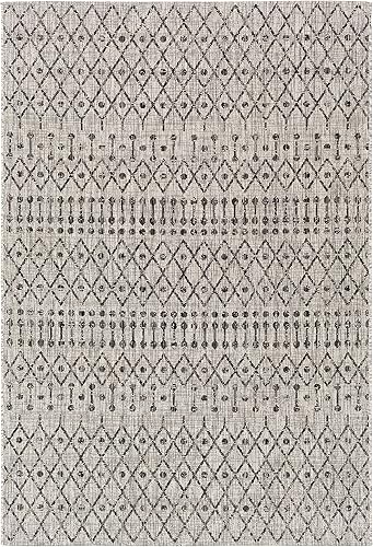 Vista 30 de Livabliss Hinata - Alfombra marroquí para exteriores, 12 x 15 pies, color negro