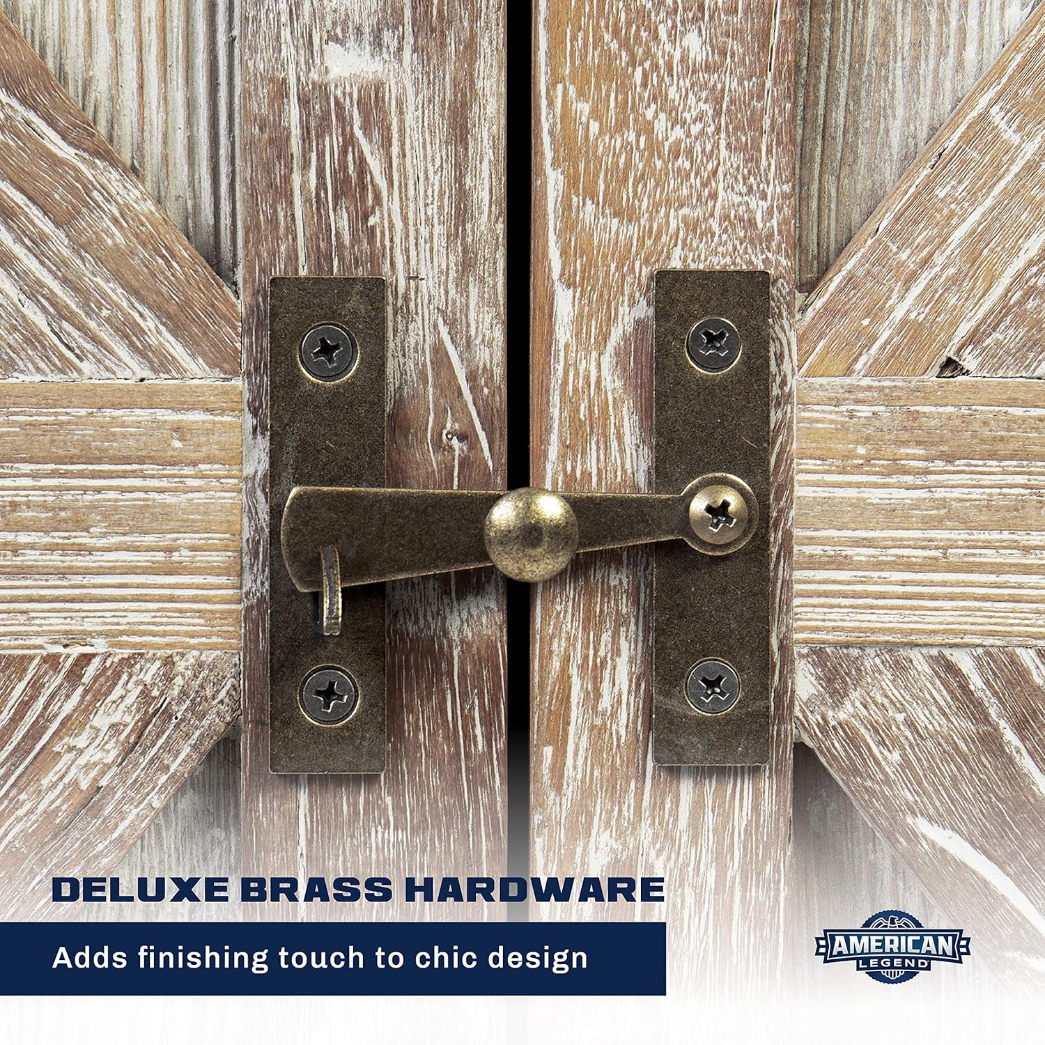 American Legend Barnwood Dartboard Cabinet with Wheat Finished Barn Style Doors - Dartboard Not Included : Sports & Outdoors