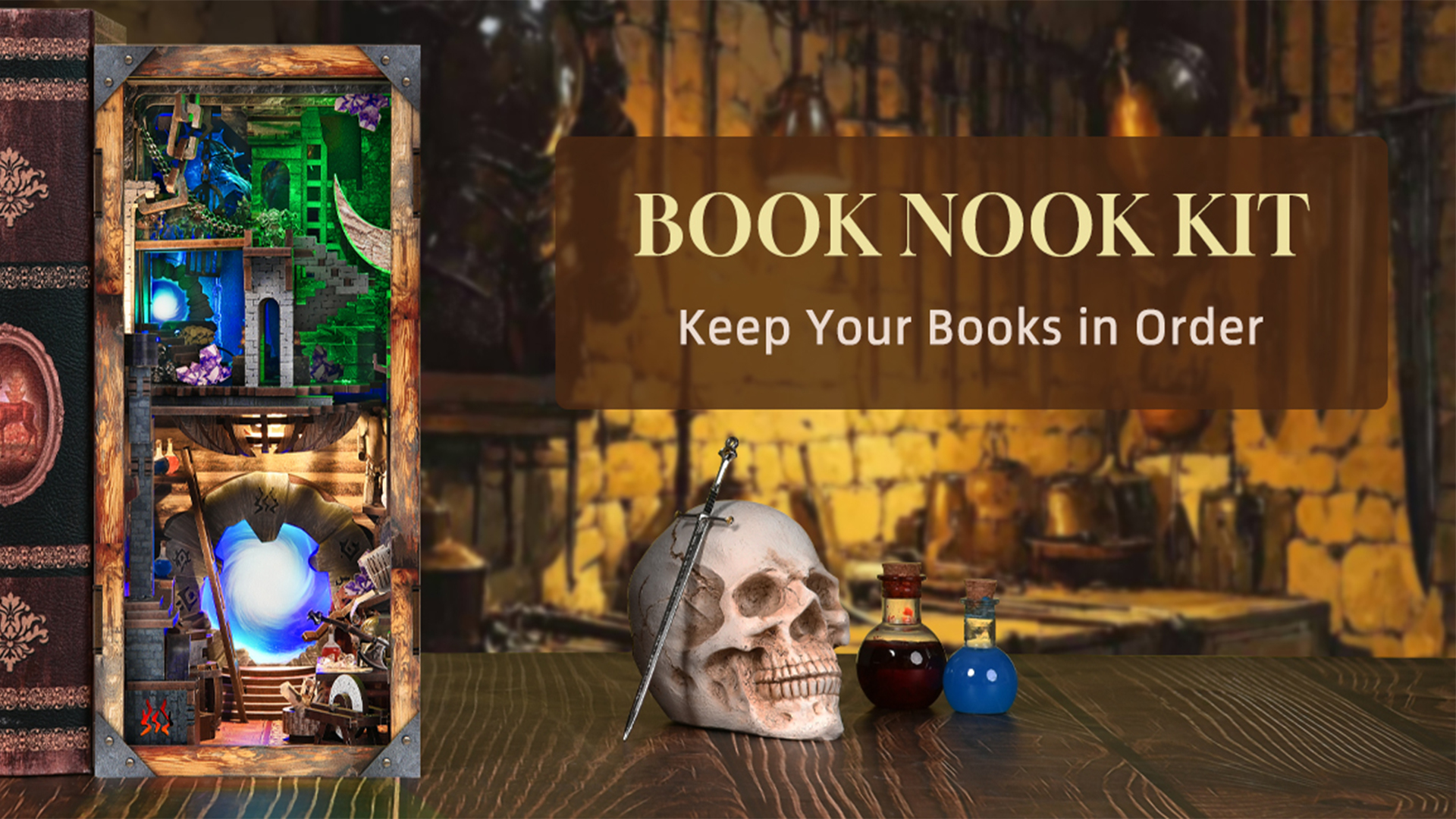 Amazon.com: CCCDF DIY Book Nook Kit, DIY Miniature Dollhouse