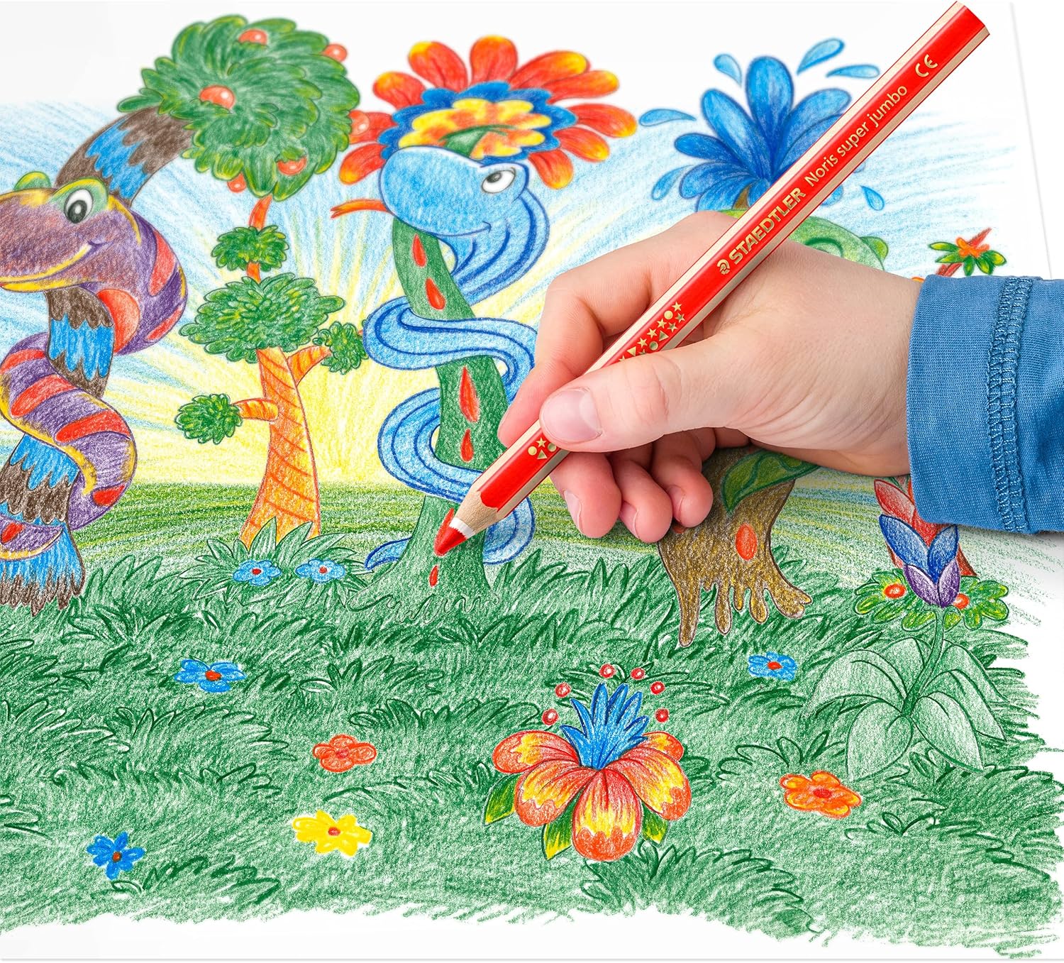 Staedtler 129 NC12P1 Colored Pencil Noris Super Jumbo