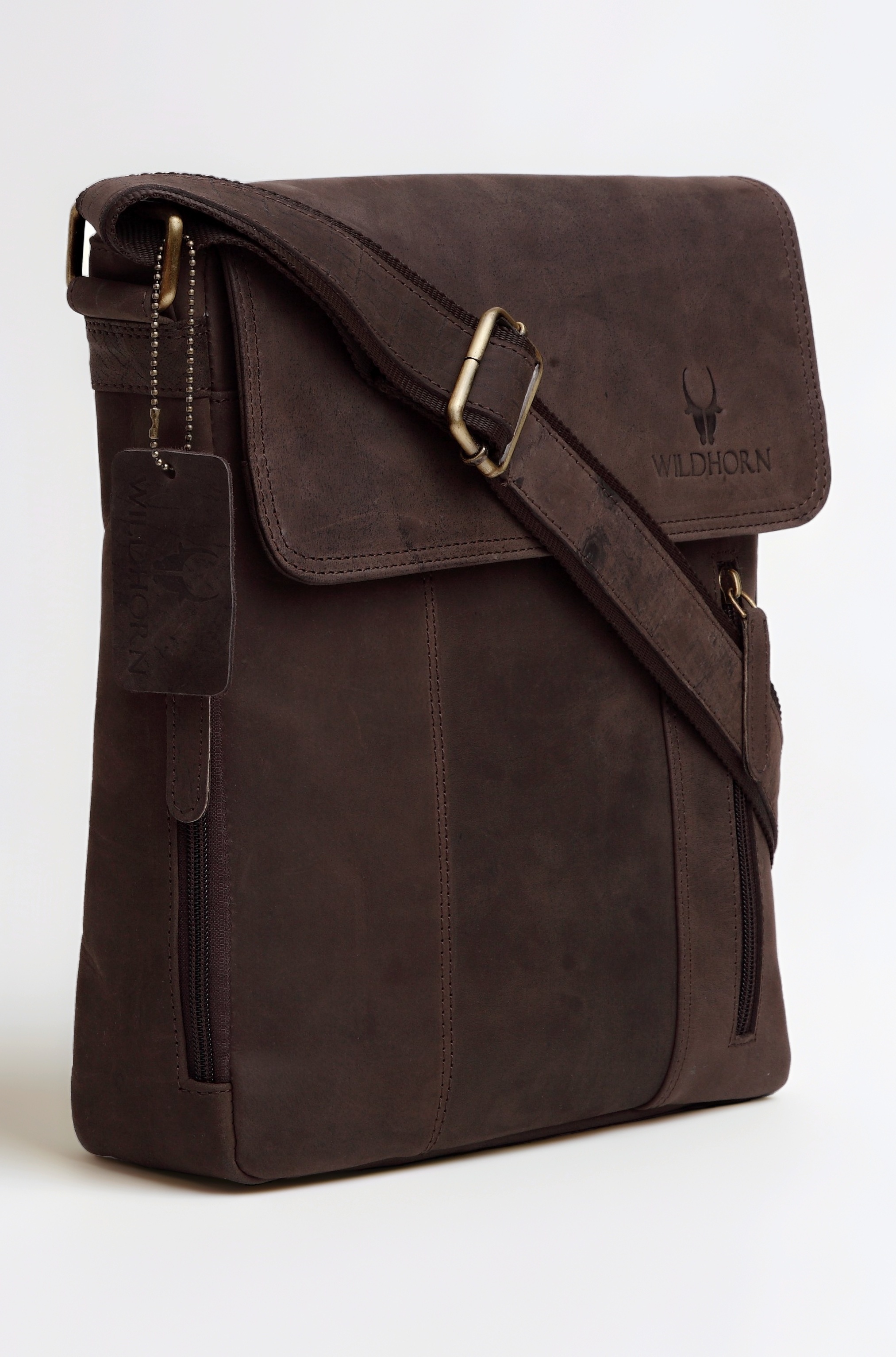 - Genuine Leather Sling Bag for Men | Stylish, Spacious & Built to Last | Adjustable Strap | 1-Year Warranty