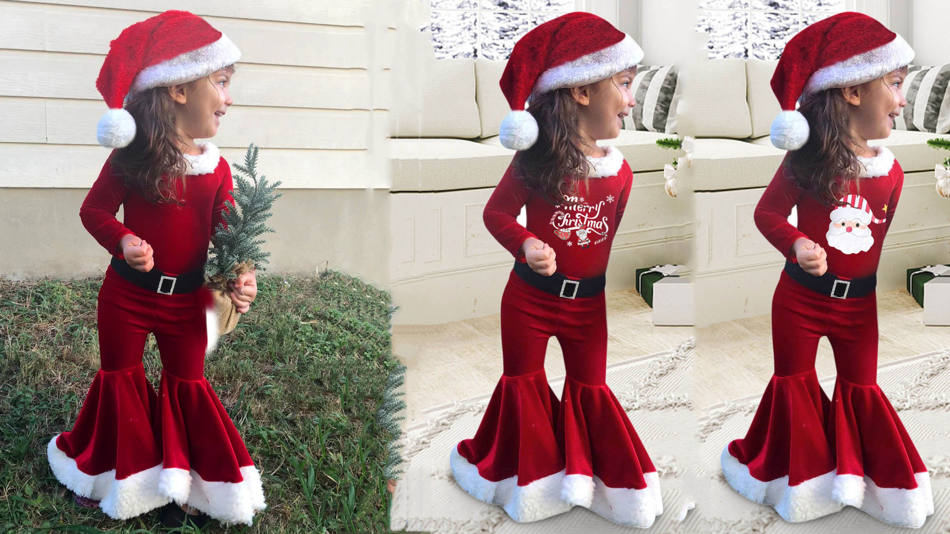 Déguisement Père Noël Garçon MNSWR Bebe Noël Deguisement Bebe Ensemble Fille Noël Costume Pere Noel Déguisement Père Noël Adulte