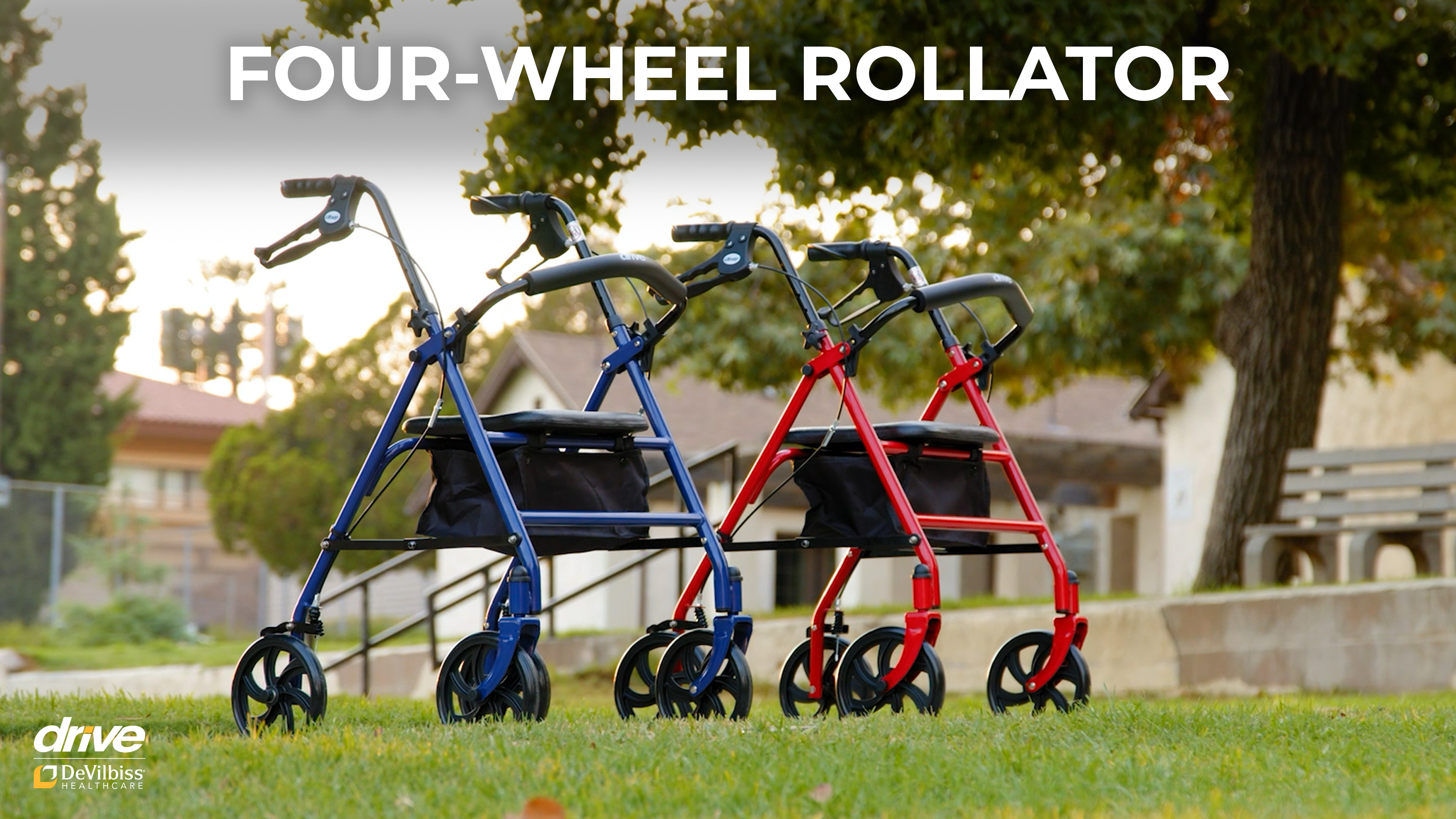 Amazon.com: Drive Medical Rollator Walker with Seat - Stable