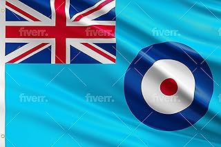 Royal Air Force Ensign Outdoor Heavy-duty - RAF Ensign Flag Premium Suitable for Flagpoles Symbol of Royal Air Force - British Armed Forces Flag Ideal for Festival Business Party - 5x3 ft