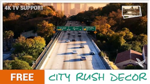 corrida na cidade gratuita, aproveite o dia agitado da cidade em sua TV HDR 8k 4k e dispositivos de