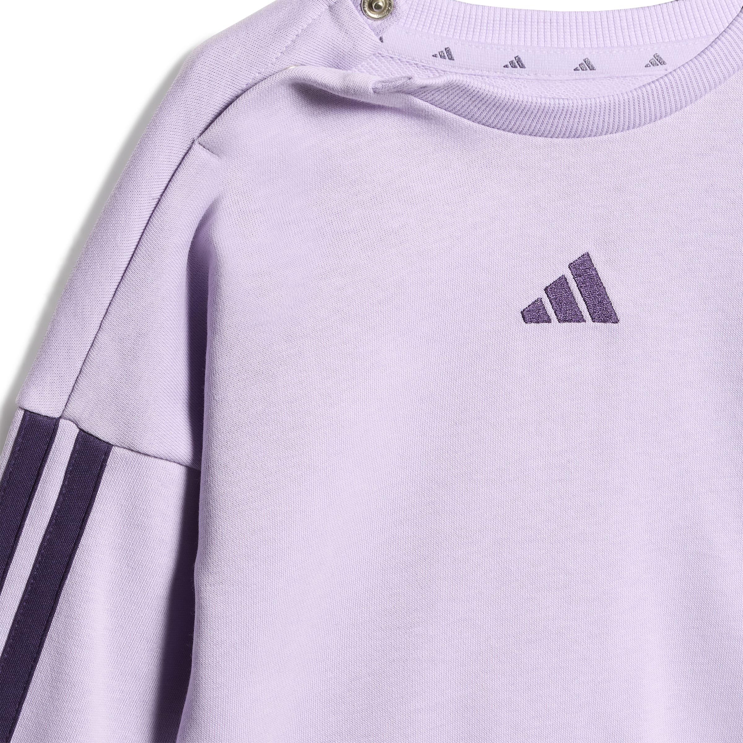 adidas Uniseks - niemowlęta ESSENTIALS JOGGER, powder plum/aurora plum, 12-18 Months