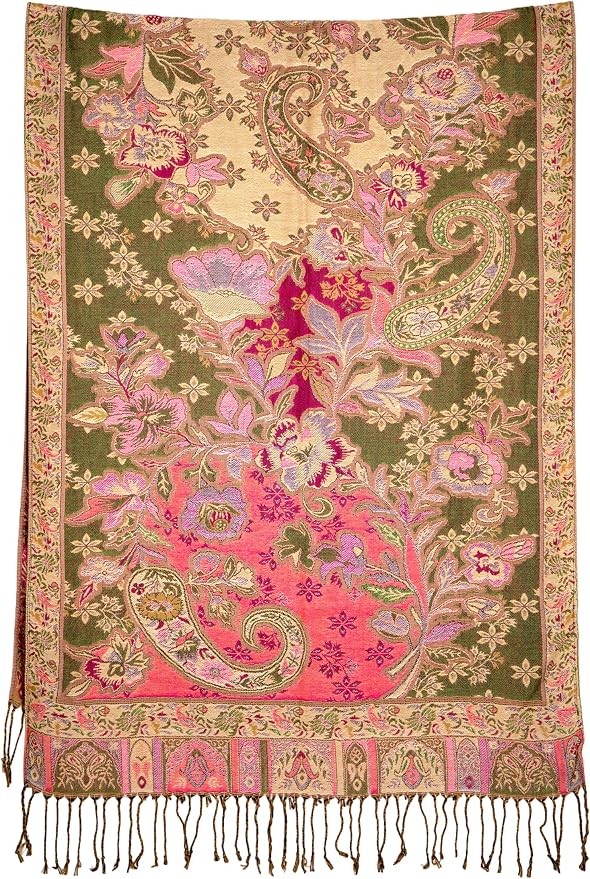 Bufanda, Chal y Pashmina con Diseño Paisley Floral - Boho Rave miniatura 7