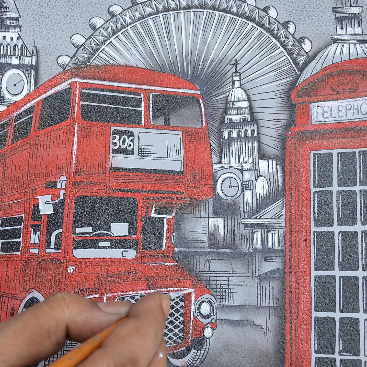 Anna by Anuschka Women's Hand Painted Genuine Leather Organizer Wallet | Hand Painted - Image 4