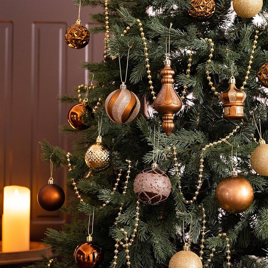 Amazon.com: Valery Madelyn Christmas Tree Ornaments Set, 70ct