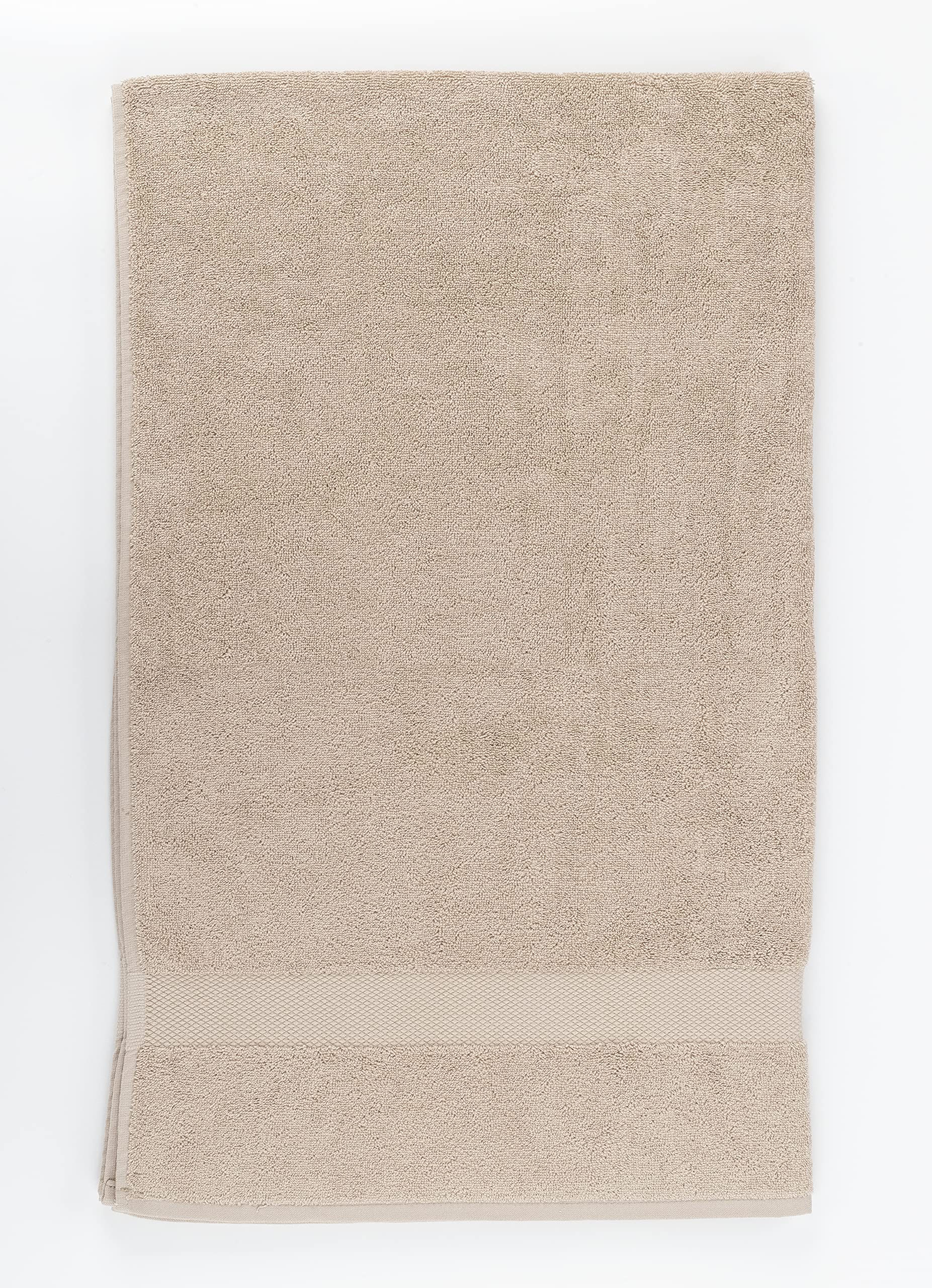 La Maison 100% Egyptian Cotton 600GSM Premium Towels Super Soft Everyday Use Fade Resistant Highly Absorbent Quick Dry Face Hand Bath Sheet (70cmx 125cm Bath Towel, Stone)