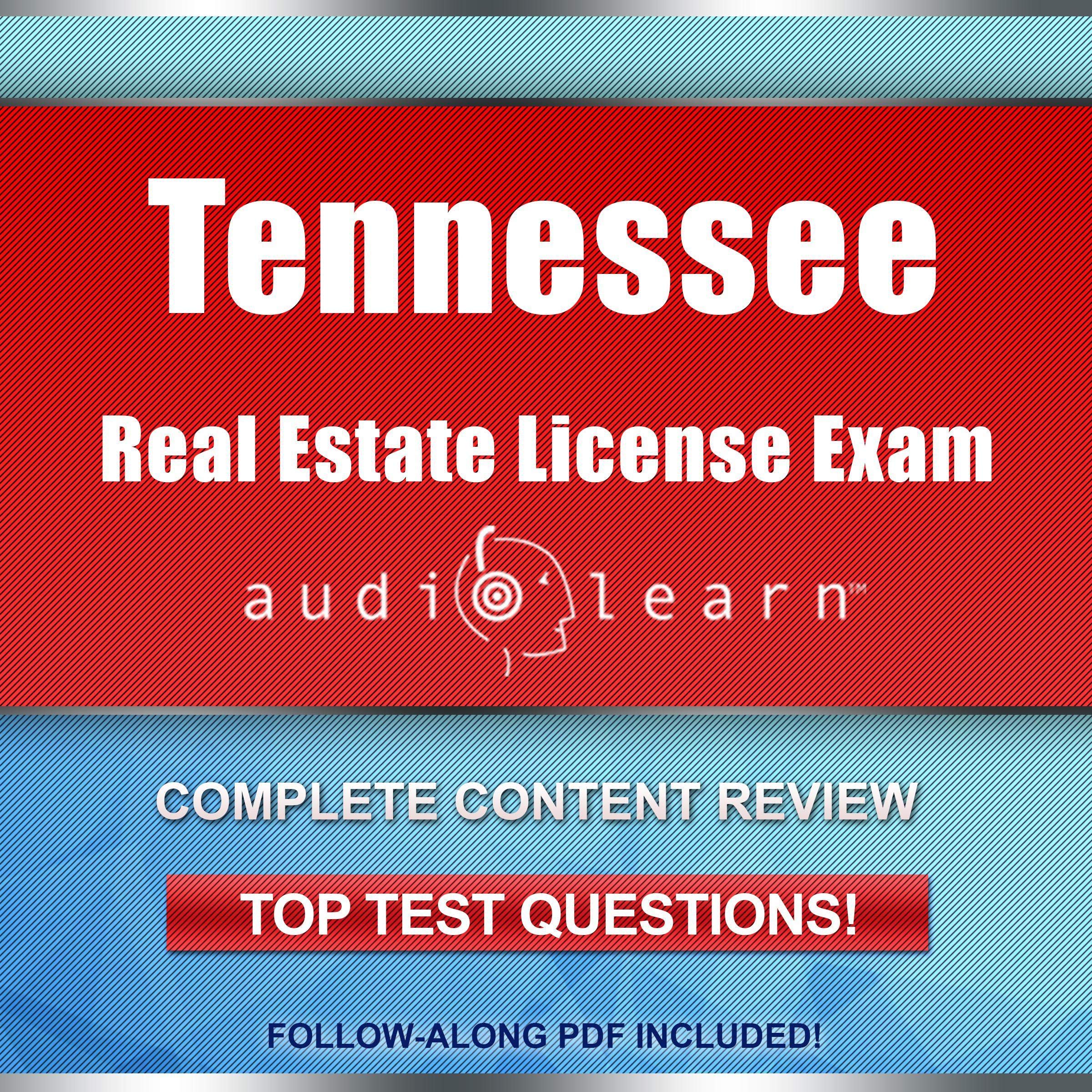 Cover art for Tennessee Real Estate License Exam AudioLearn