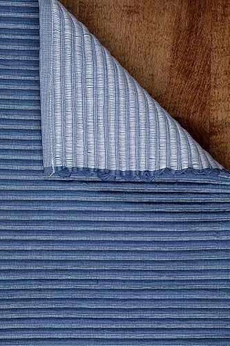 Miniatura 6 de Sticky Toffee - Manteles individuales y caminos de mesa gruesos, acanalados, con diseño de granja y de rombos