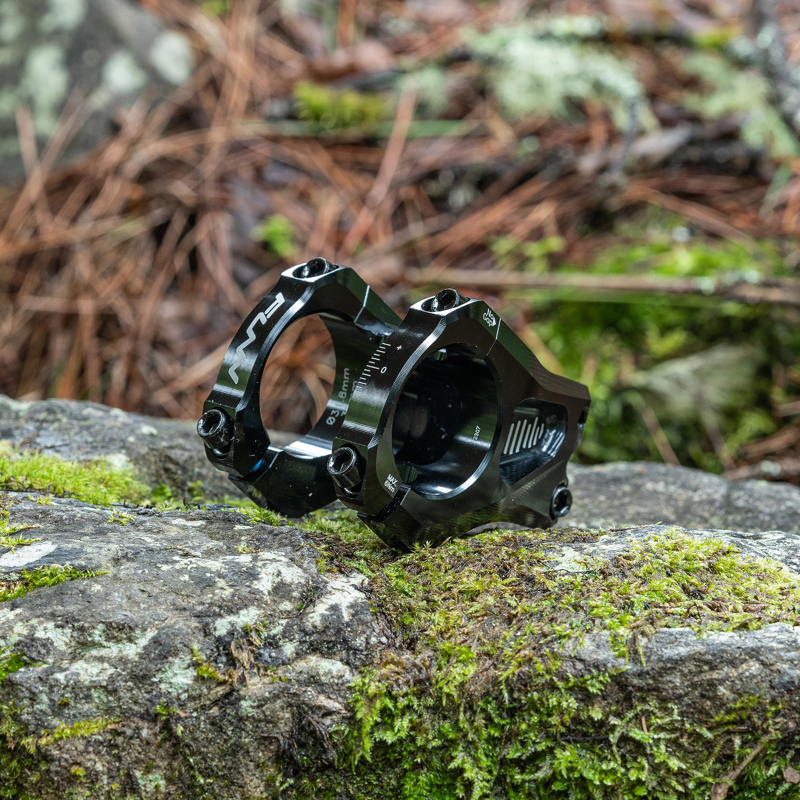 FUNN Equalizer Potence VTT, Usiné CNC, Rise Zéro, Collier 31.8mm | Alu 6061, large appui cintre, position neutre, usage VTT enduro, trail, XC, descente, BMX et gravel