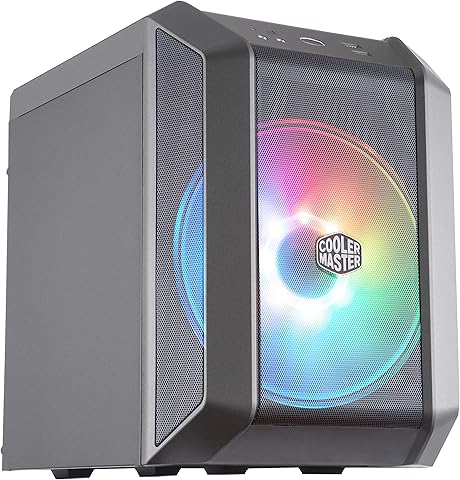 Cooler Master MasterCase H100 ARGB – Caja PC Mini-ITX con Potente Flujo de Aire, Chasis Compacto Frontal Mallado, Capacidad de Hardware Flexible Informática,Componentes,Dispositivos externos,Cajas de ordenador de sobremesa