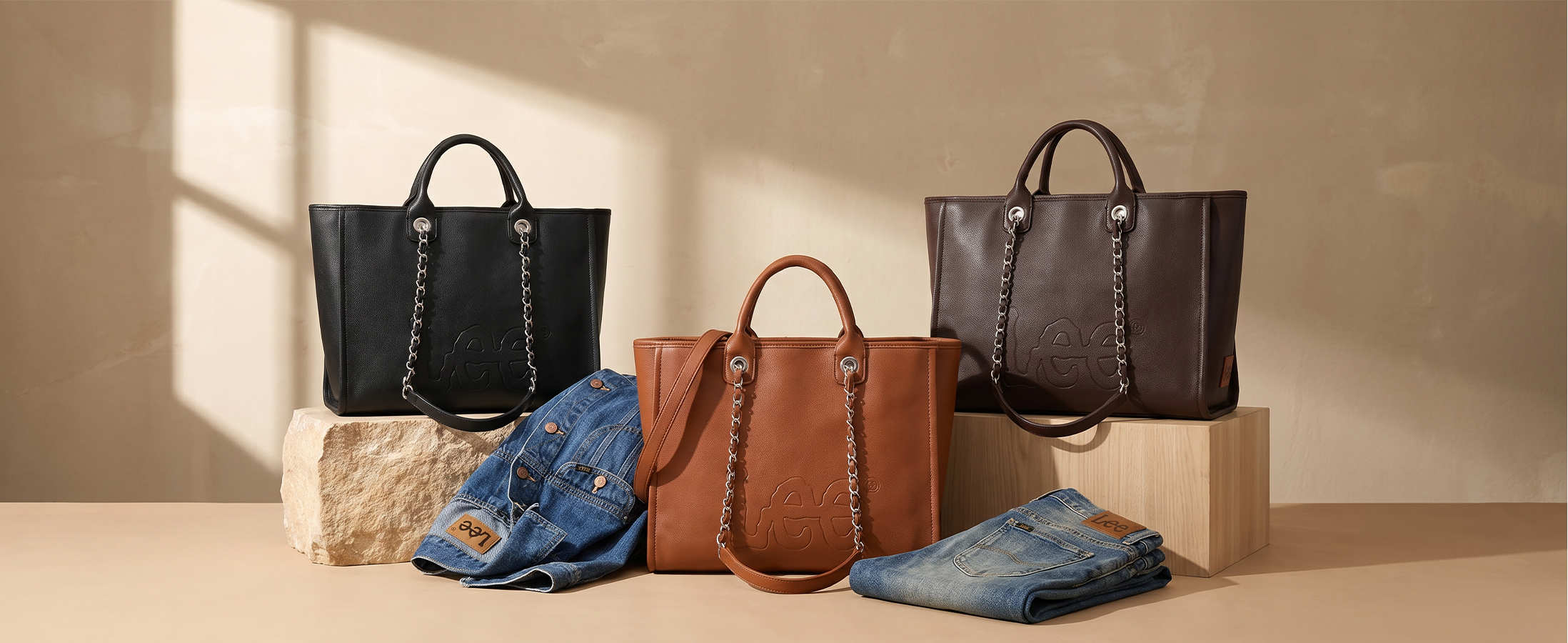 Bolso tote grande de hombro para mujer en cuero vegano miniatura 7