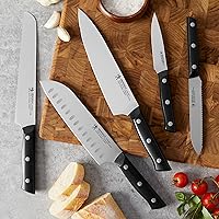 Vista 5 de HENCKELS Dynamic Razor-Sharp - Juego de cuchillos de cocina de 5 piezas, cuchillo de chef, cuchillo de pan, diseño alemán informado por más de 100
