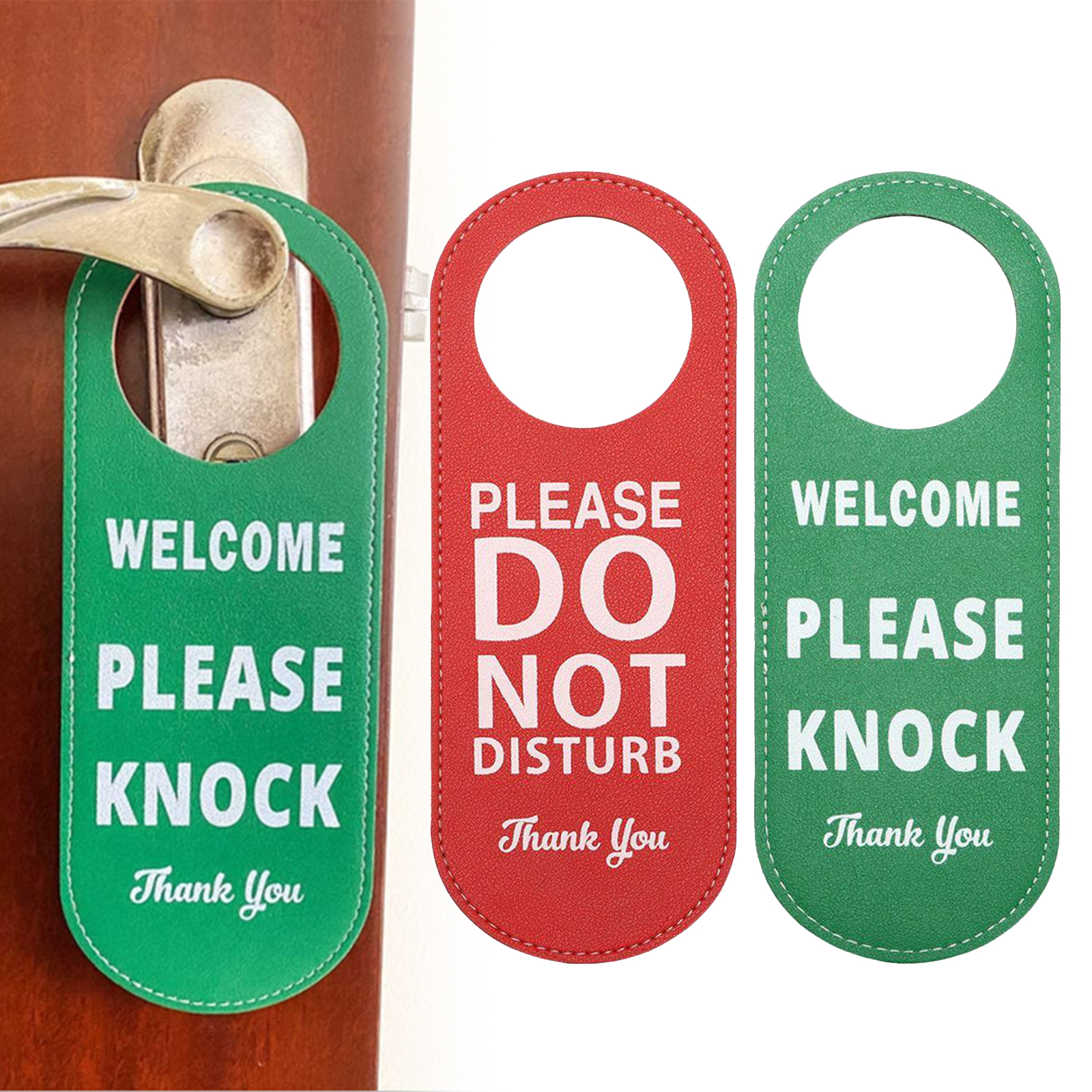 SHOBI Cartello Maniglia Non Disturbare, Appendiporta Do Not Disturb per Strutture Ricettive, Ideale per Fitta Camere, Hotel e B&B (60