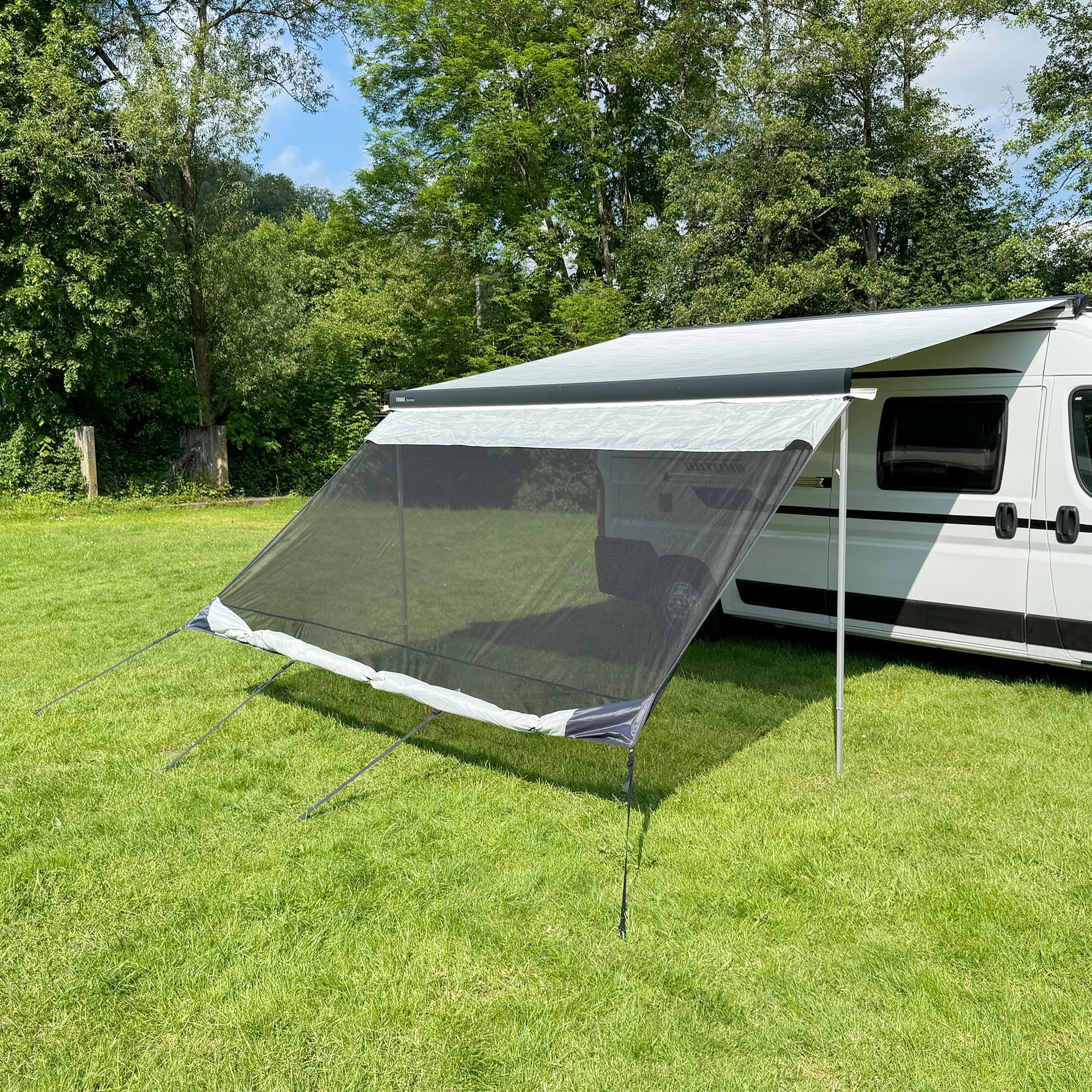 Sunblocker 240 - Markise Vorderwand 240 x 200 cm Sichtschutz