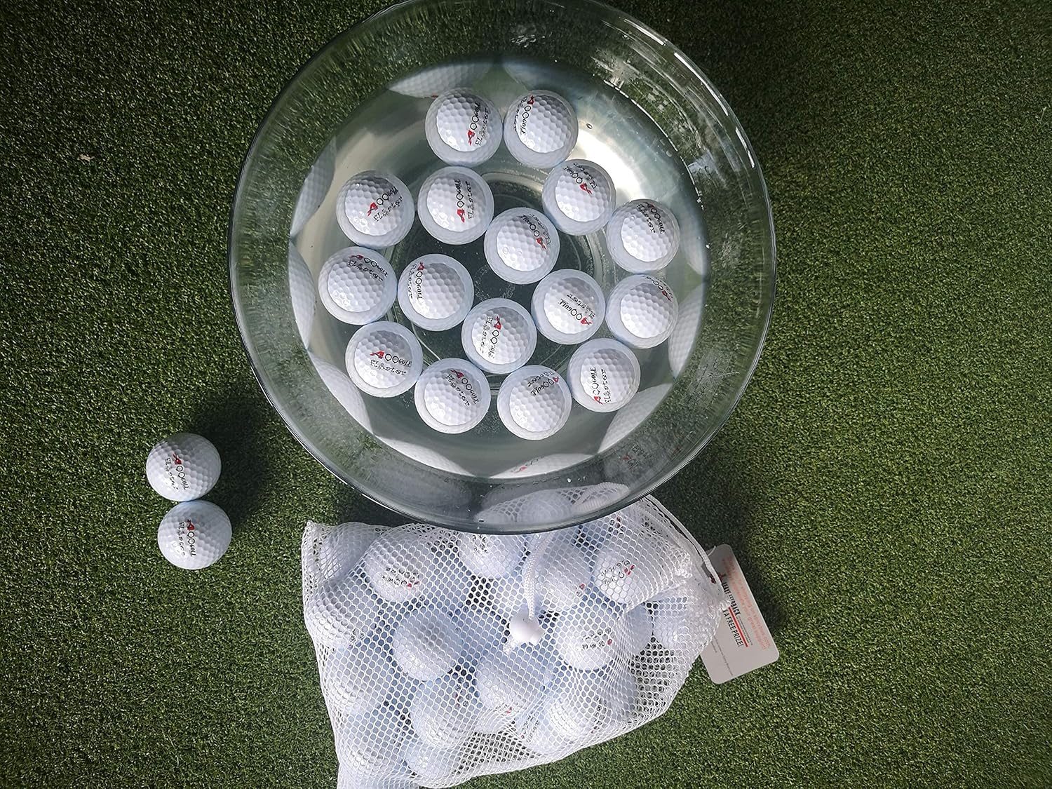A99Golf Floating Golf Balls with Carry Bag – High-Visibility Water Practice Balls for Pool, Pond & Water Range (Orange/Green/White)