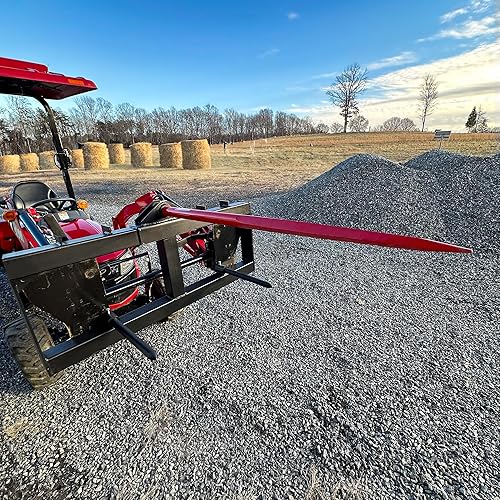 Miniatura 3 de YINTATECH Cargador de tractor de heno y minicargadora de tractor de 49 pulgadas, 2000 libras, fijación rápida para tractores Bobcat con 2 piezas de