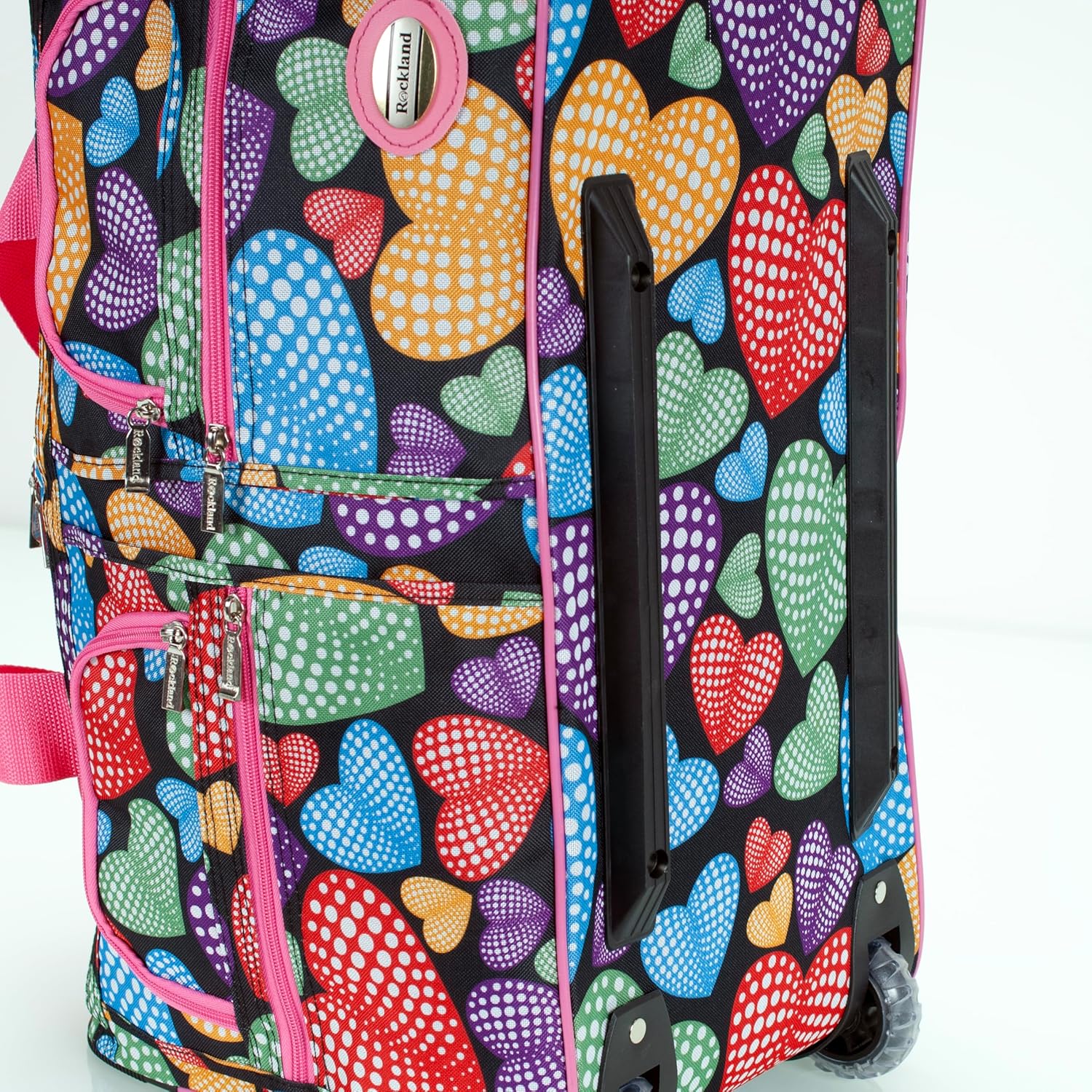 Rockland Rolling Duffel Bag, NEWHEART, 22" - Image 8