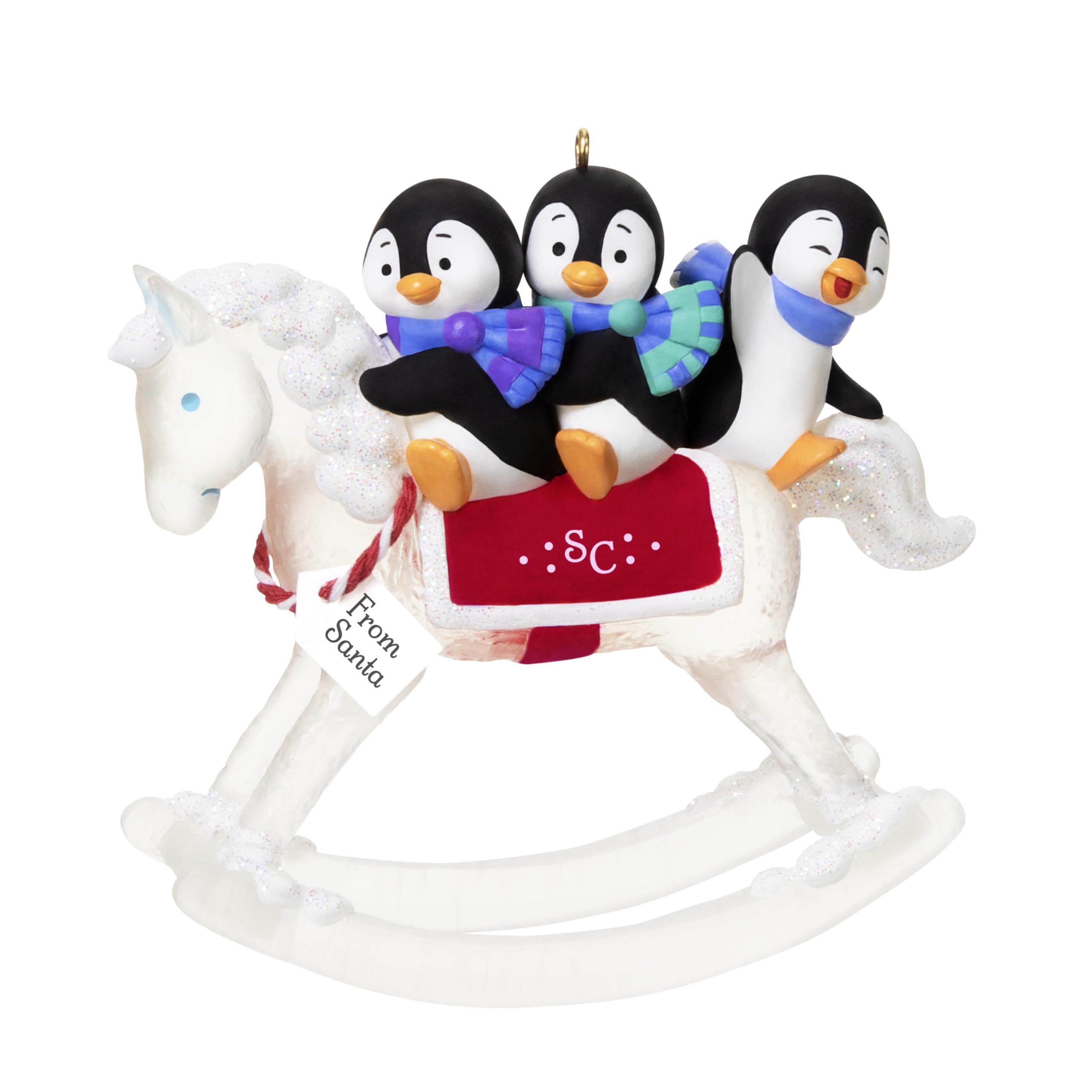 Hallmark Keepsake Christmas Ornament 2025, A Gift from Santa, Gifts for Penguin Lovers