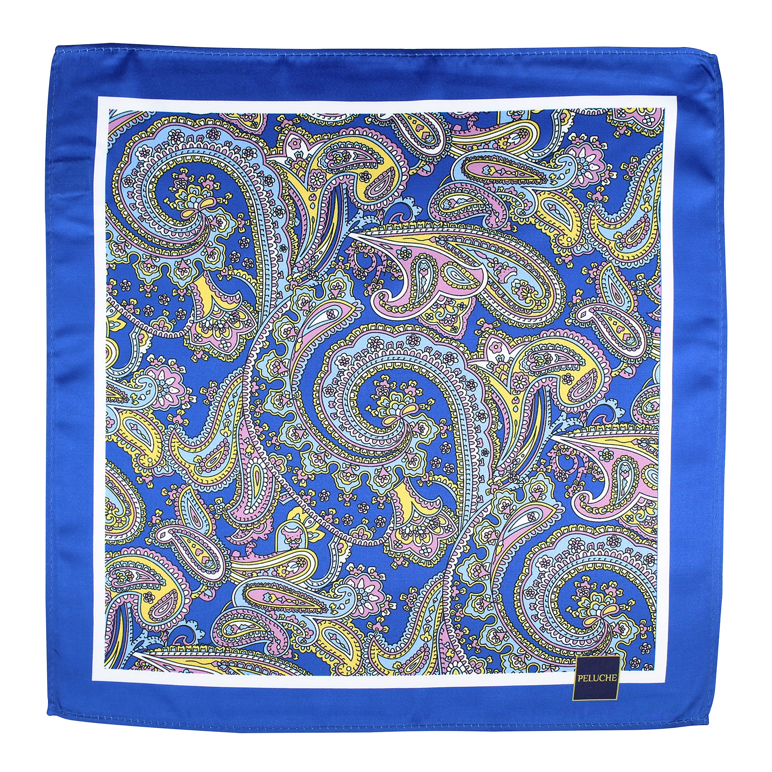 peluche Paisley Pattern Pocket Square For Men-picture-58