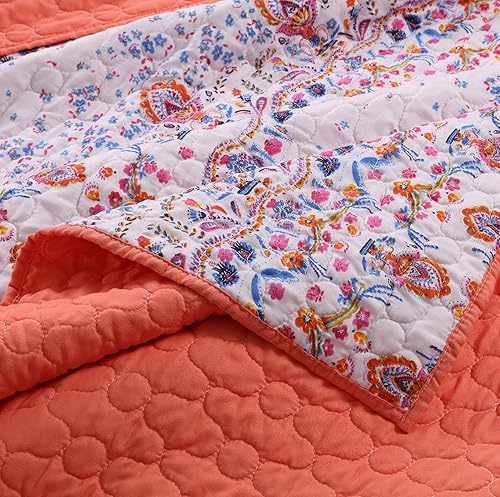 Miniatura 3 de Barefoot Bungalow Juego de edredón ámbar de 3 piezas, tamaño King, multicolor