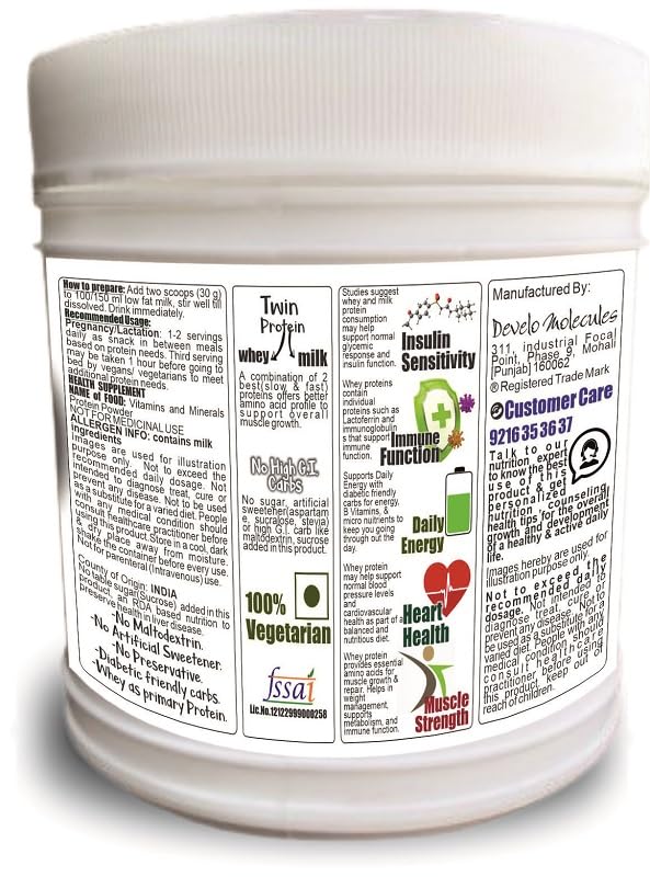 Image of Advanta Sugar Free Whey Protein Powder for Pregnant Women as Snack for Pregnancy & Breastfeeding Mothers - 500g Elaichi Pista