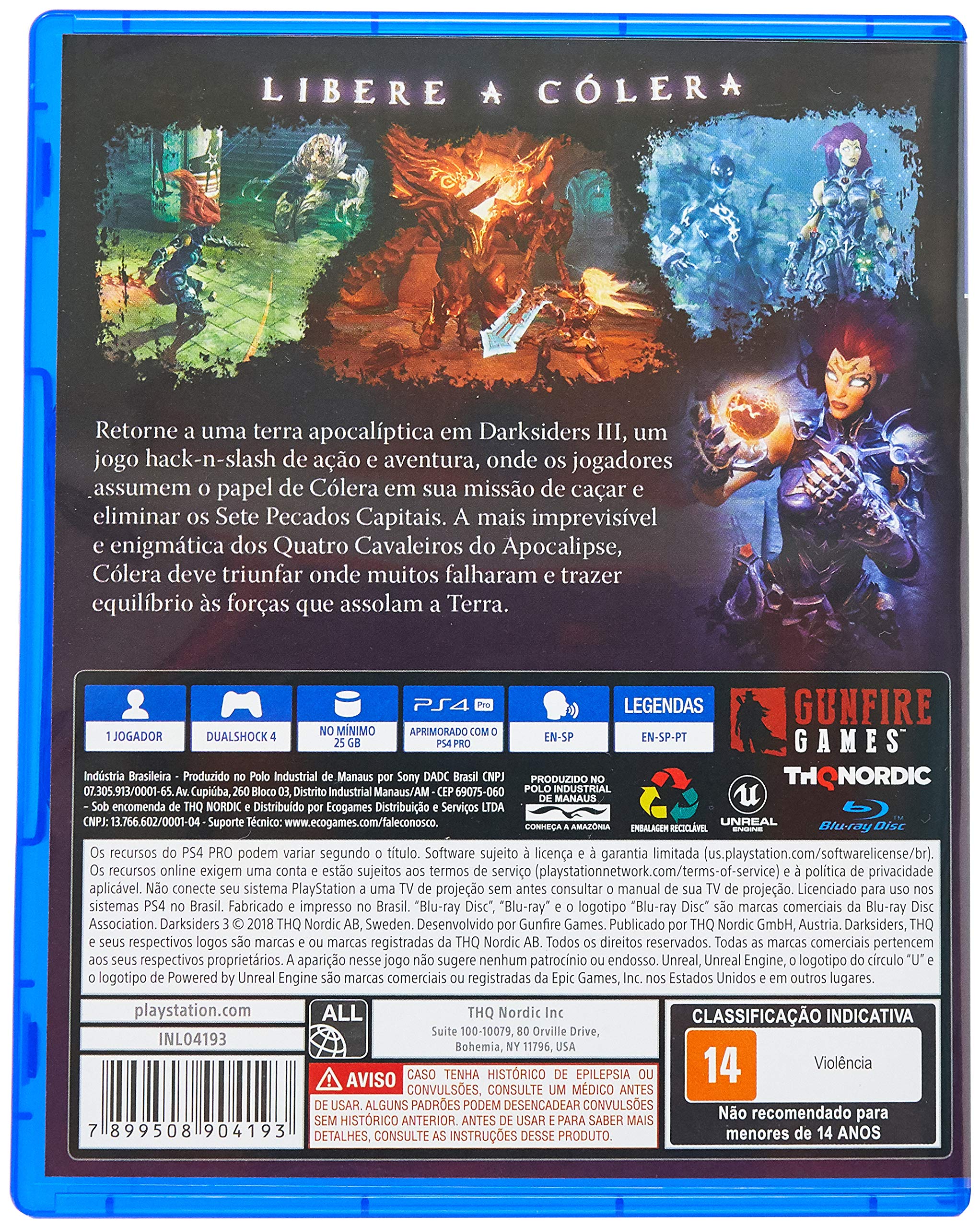 Darksiders III - PlayStation 4 | Amazon.com.br