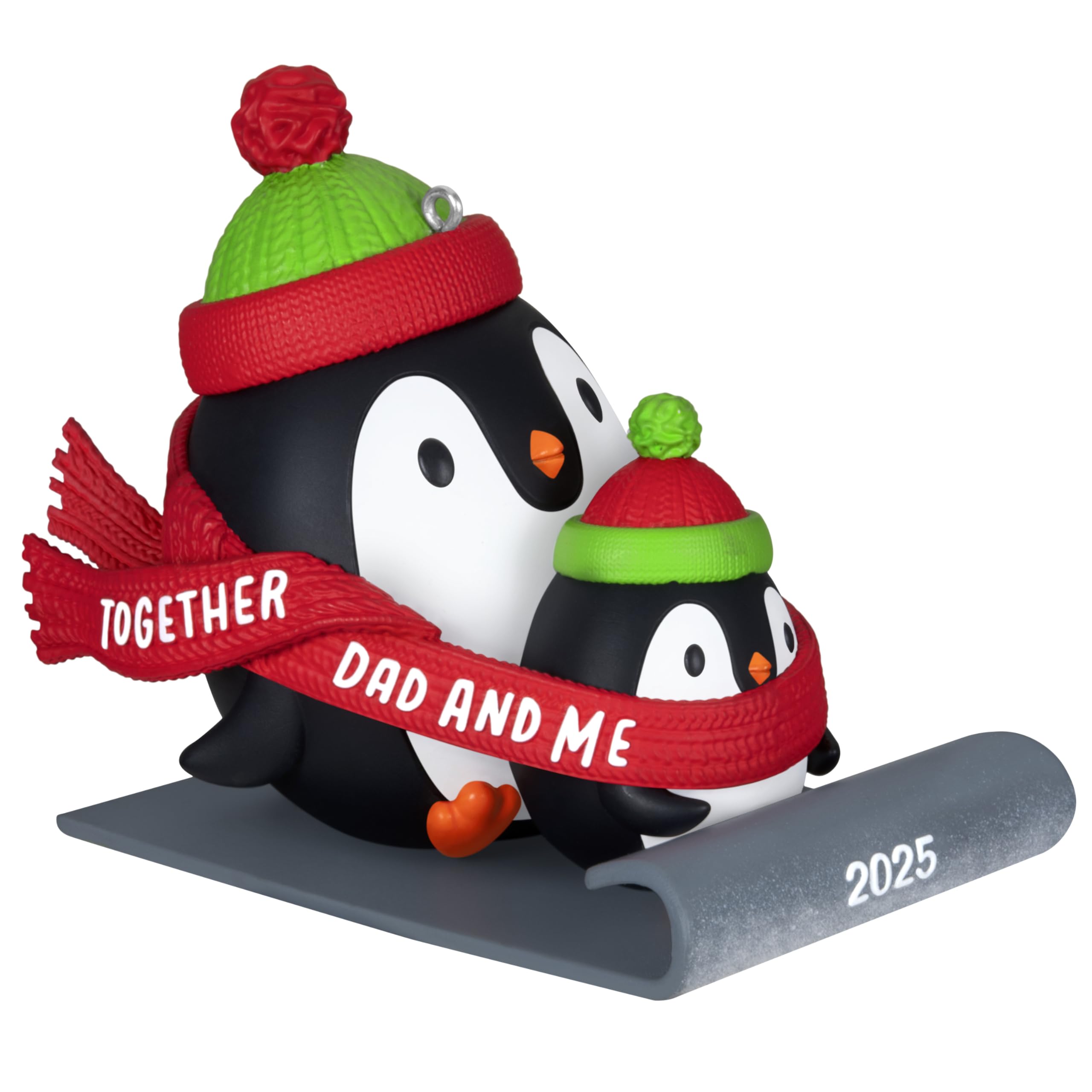 Hallmark Keepsake Dad & Me Penguins Sledding 2025 Christmas Ornament 2025, Gifts For Dads